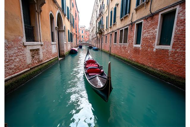 Velencei csatorna és gondola